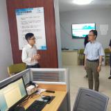 民政部社会福利中心党委书记、市民政局、区长等向导考察