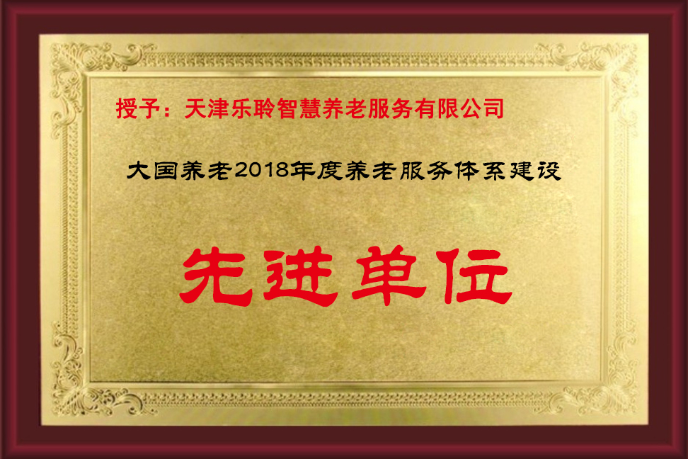 大国养老先进单位